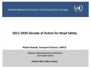 Robert Nowak, Transport Division, UNECE
