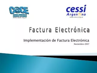 implementaci n de factura electr nica noviembre 2007