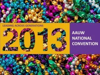 AAUW NATIONAL CONVENTION