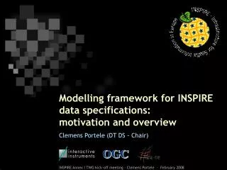 Modelling framework for INSPIRE data specifications: motivation and overview