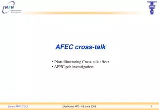 AFEC cross-talk