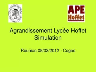 agrandissement lyc e hoffet simulation