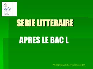 serie litteraire