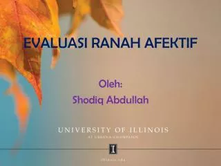 evaluasi ranah afektif