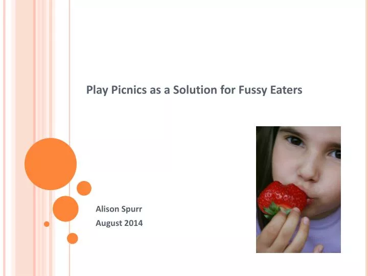 play picnics as a solution for fussy eaters