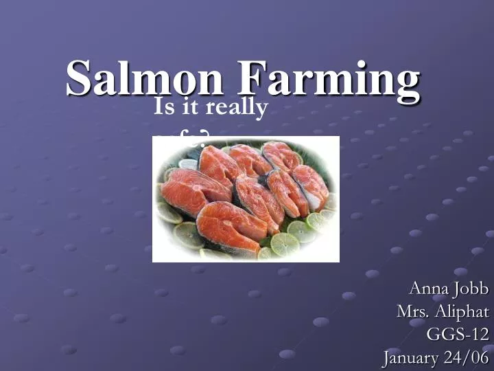salmon farming