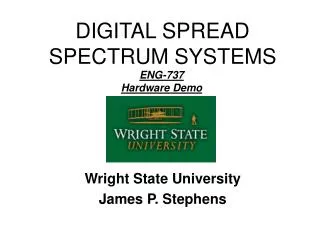 DIGITAL SPREAD SPECTRUM SYSTEMS