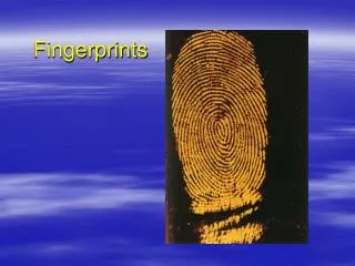 Fingerprints