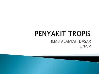 penyakit tropis