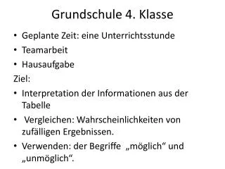 grundschule 4 klasse