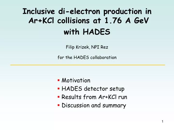 inclusive di electron production in ar kcl collisions at 1 76 a gev with hades