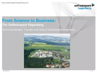 From Science to Business: The Softwarepark Hagenberg