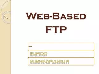 Web-Based FTP