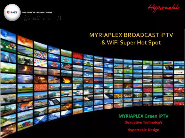 myriaplex broadcast i ptv wifi super hot spot