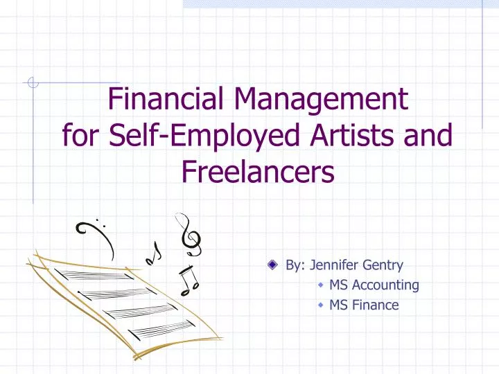 financial management for self employed artists and freelancers