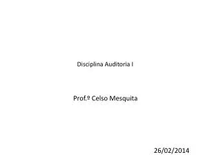 prof celso mesquita