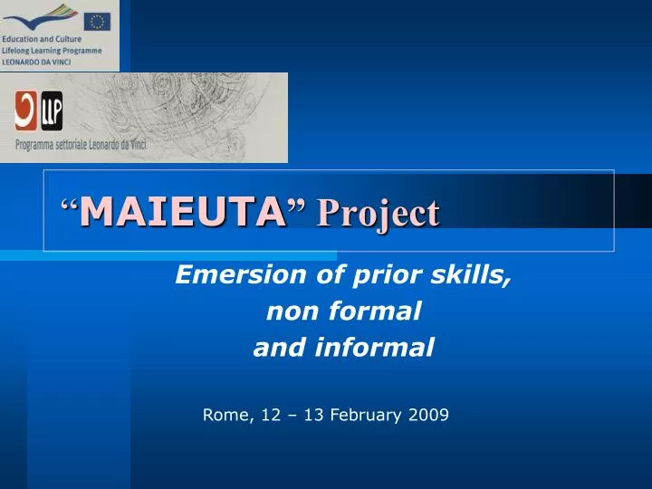 maieuta project