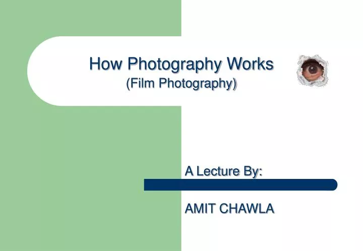 how photography works film photography