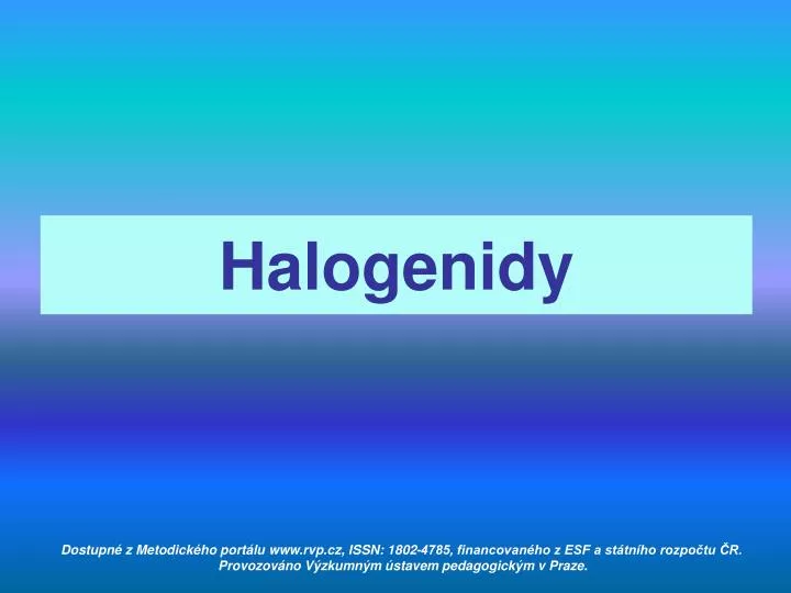 halogenidy