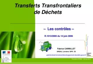 transferts transfrontaliers de d chets