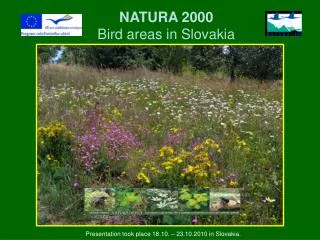 NATURA 2000 Bird areas in Slovakia