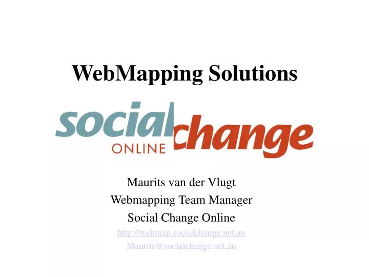 webmapping solutions