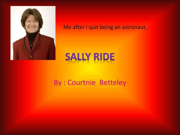 sally ride