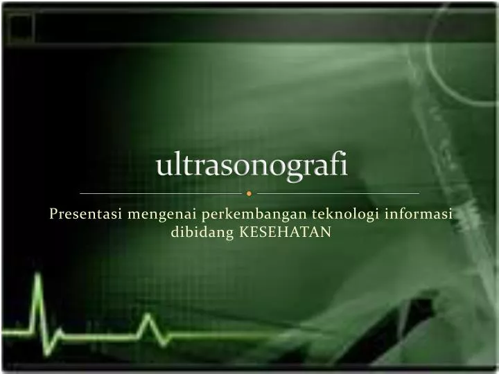 ultrasonografi