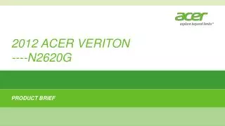 2012 acer veriton n2620g