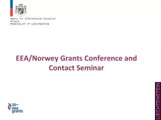 EEA/Norwey Grants Conference and Contact Seminar
