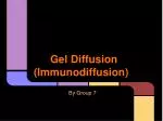 Gel Diffusion (Immunodiffusion) - slide 1