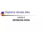 Digitalna obrada slike - slide 1