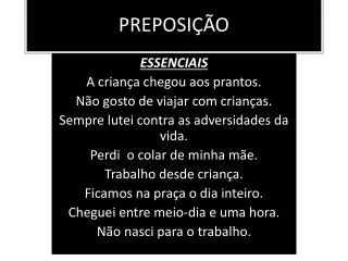 preposi o