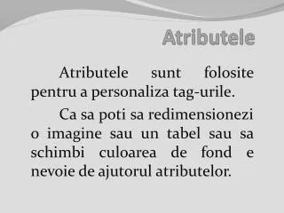 atributele