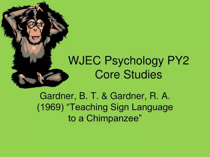 wjec psychology py2 core studies