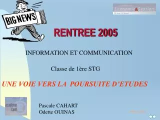 rentree 2005
