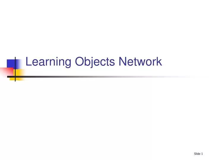 learning objects network