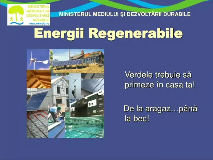 energii regenerabile