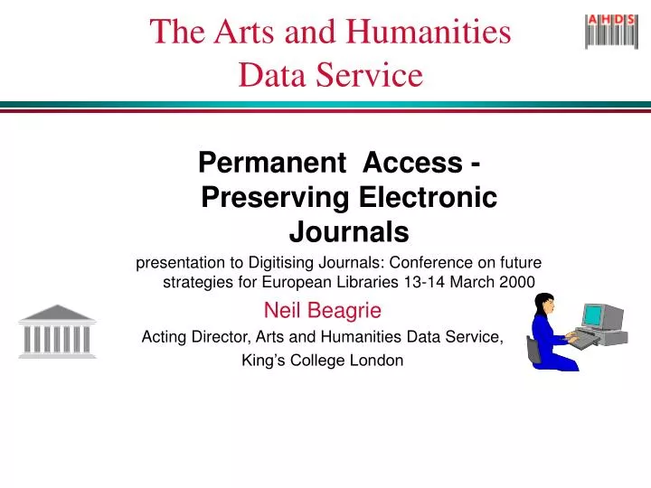 the arts and humanities data service