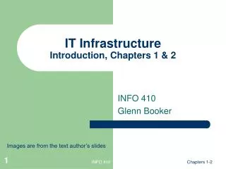 IT Infrastructure Introduction, Chapters 1 &amp; 2