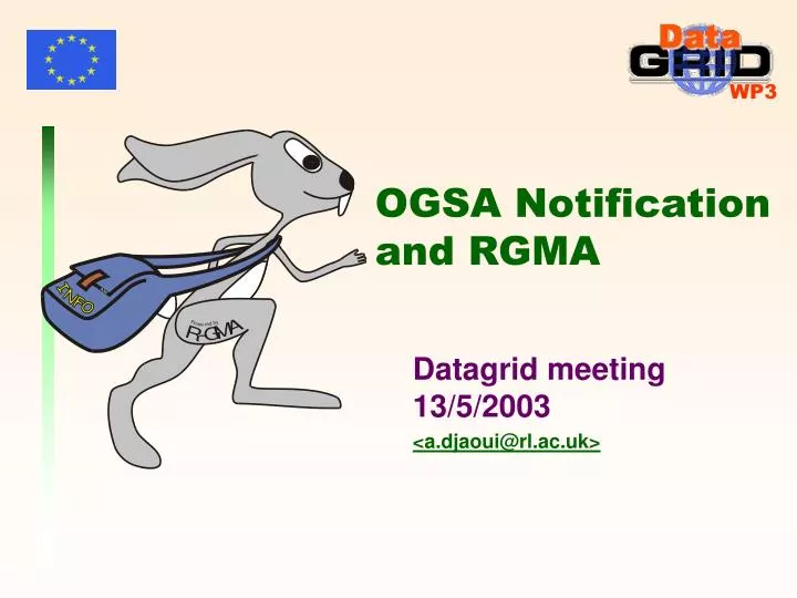 ogsa notification and rgma