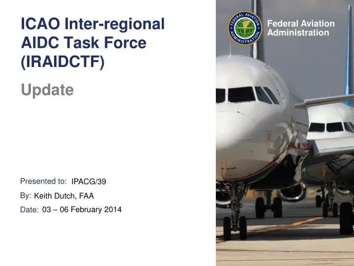 icao inter regional aidc task force iraidctf