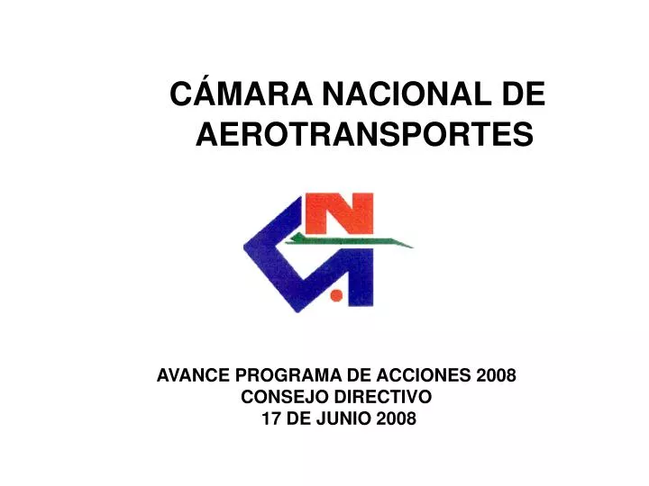 c mara nacional de aerotransportes