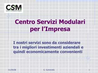 centro servizi modulari per l impresa