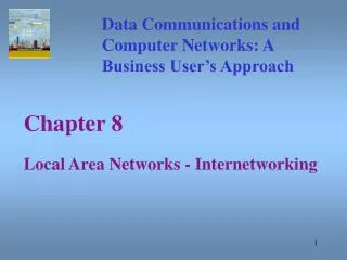 chapter 8 local area networks internetworking