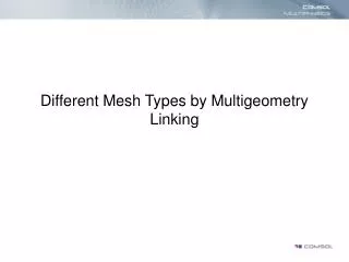 Different Mesh Types by Multigeometry Linking