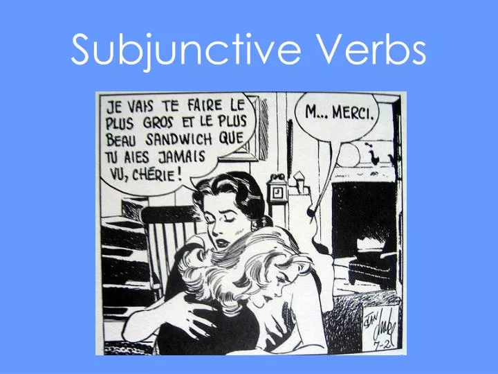 subjunctive verbs