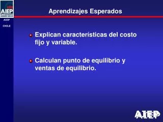 aprendizajes esperados