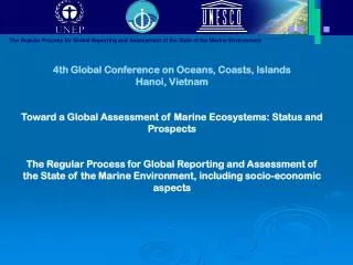 4th Global Conference on Oceans, Coasts, Islands Hanoi, Vietnam