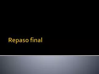 repaso final
